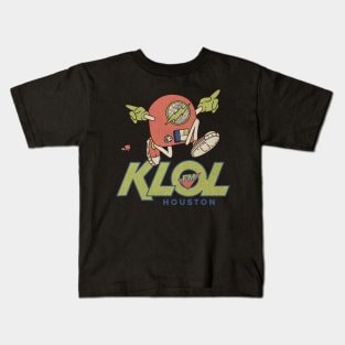 Vintage KLOL FM Houston 1970 Kids T-Shirt